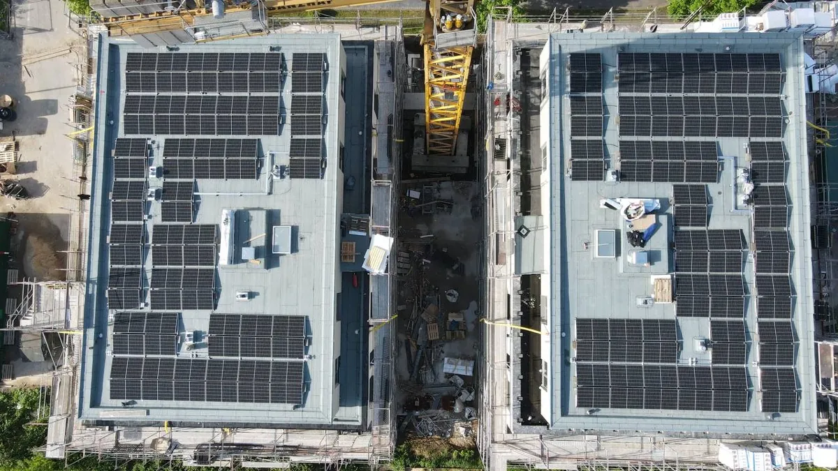 Bauträger-Großprojekt mit Photovoltaik