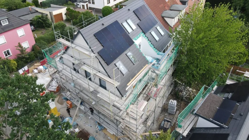 Neubau mit PV